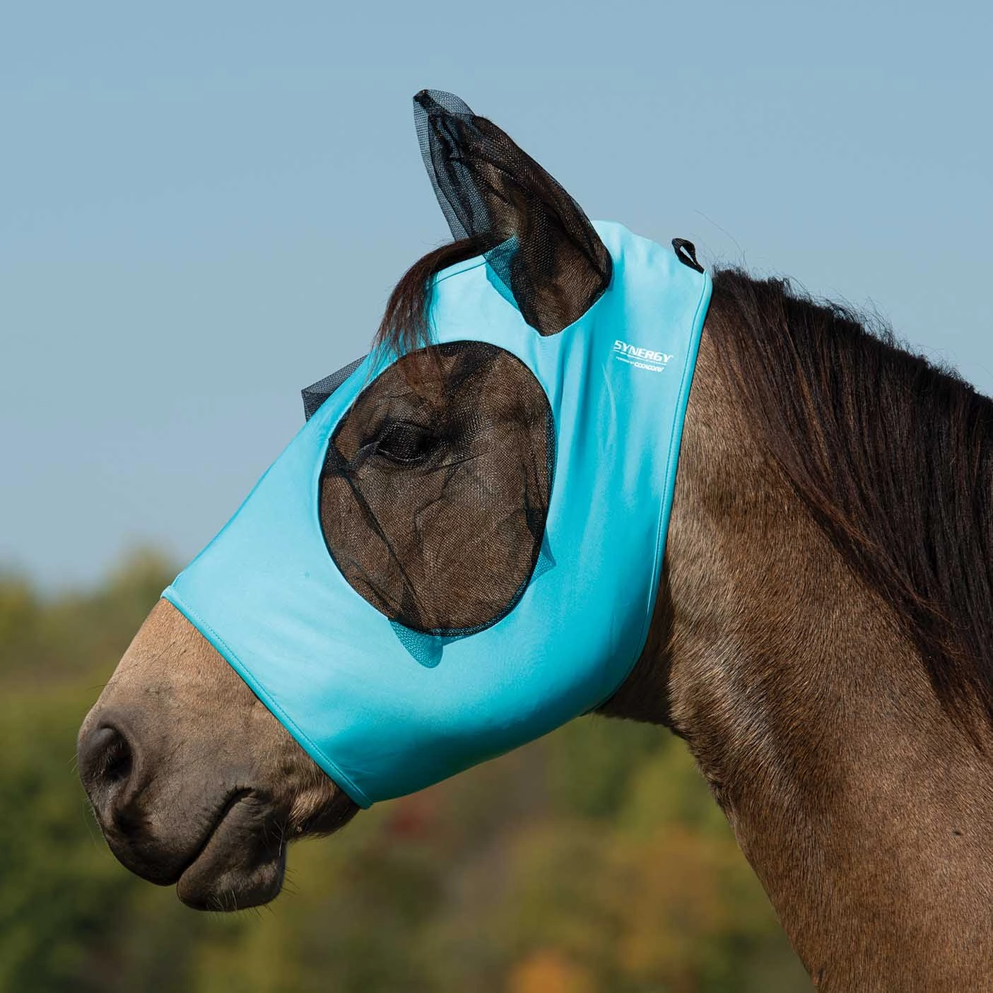 Coolcore Cooling Horse Fly Mask with Ears