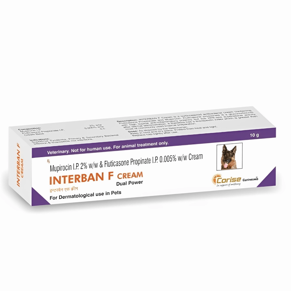 Corise Interban F (Mupirocin Fluticasone) Cream (10g)