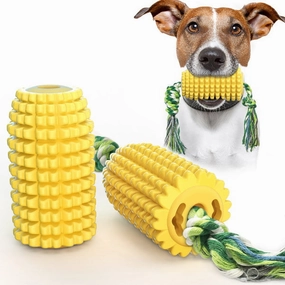 Corn on the Cob Enrichment Dog Toy dog toys indestructible dog toys dog tug toys dog plush chew resistant toy