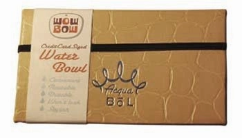 Credit Card sized Water Bowl Aqua Bol - Many Colors