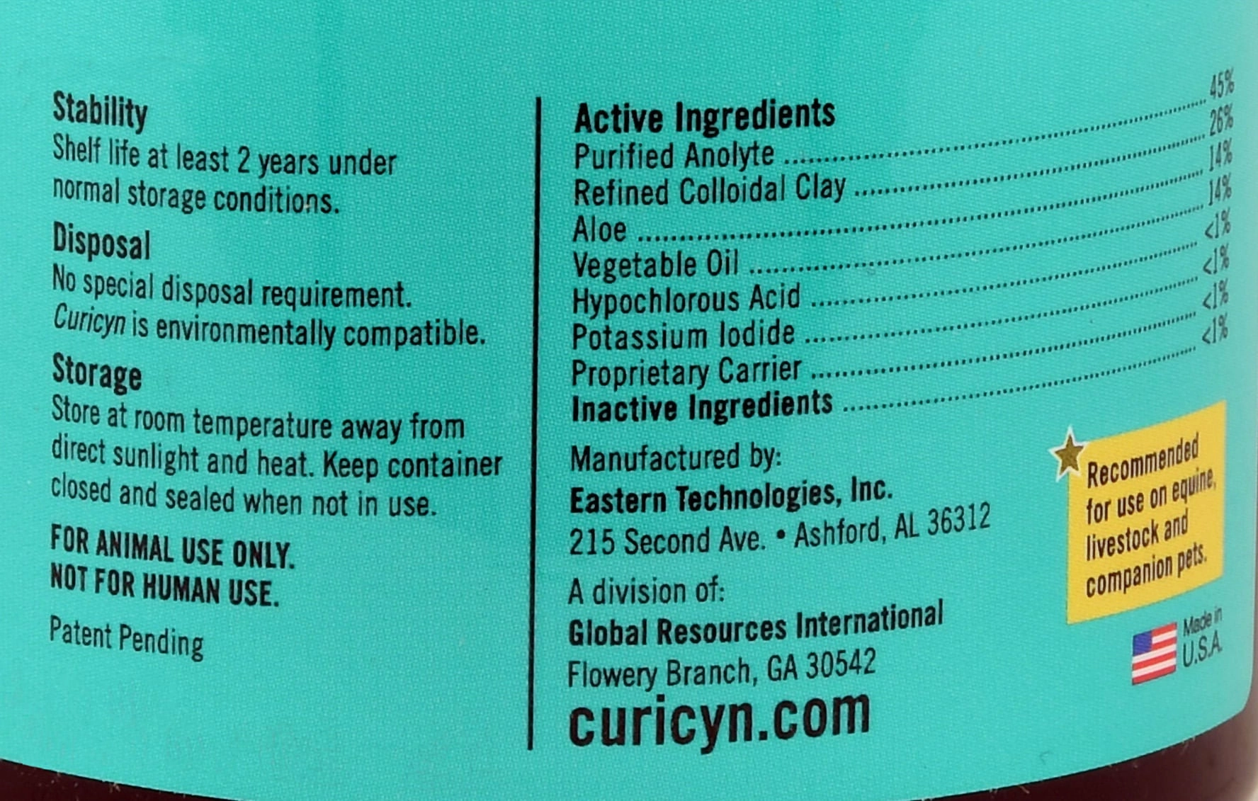 Curicyn Wound Care Clay