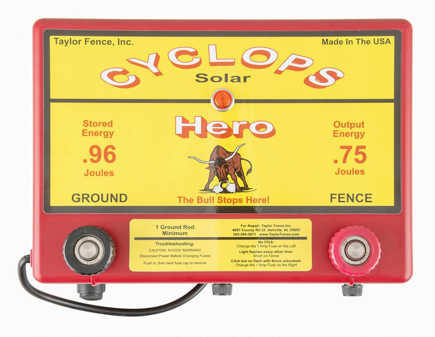 Cyclops Hero Solar .75 Joule Fence Charger cat wet food chicken wet cat food tuna wet cat food gravy kitten food pate cat food