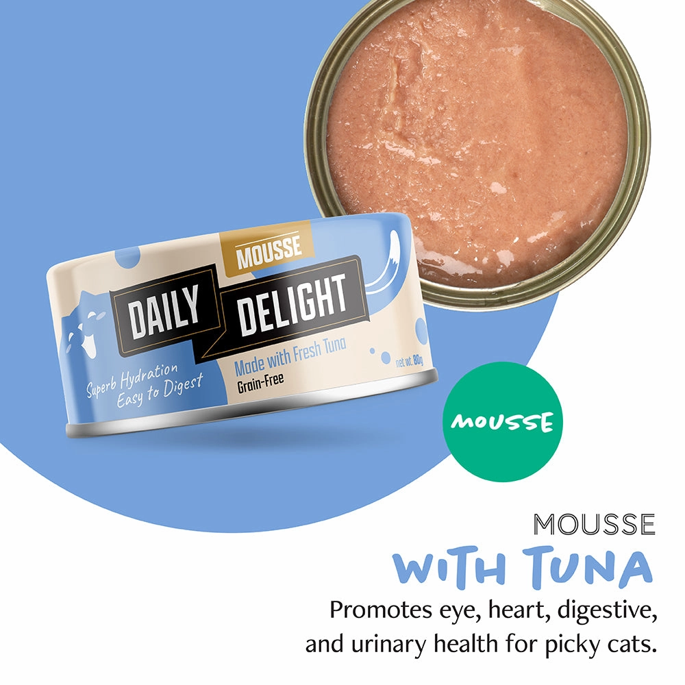 Daily Delight Cat Mousse with Tuna 80g (DD61)