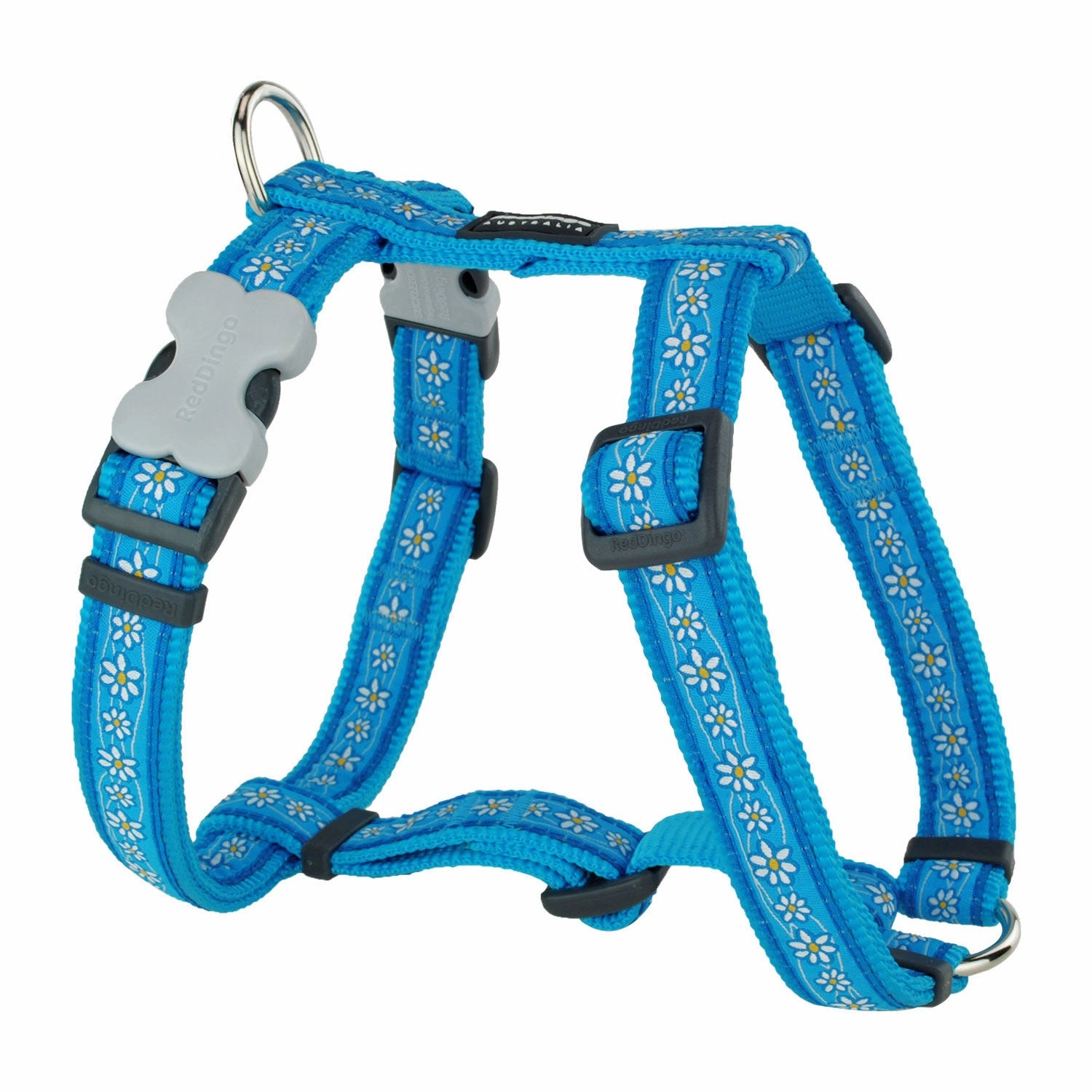 Daisy Chain Turquoise Dog Harness dog leash harness set dog leash clip rope dog leash retractable leash