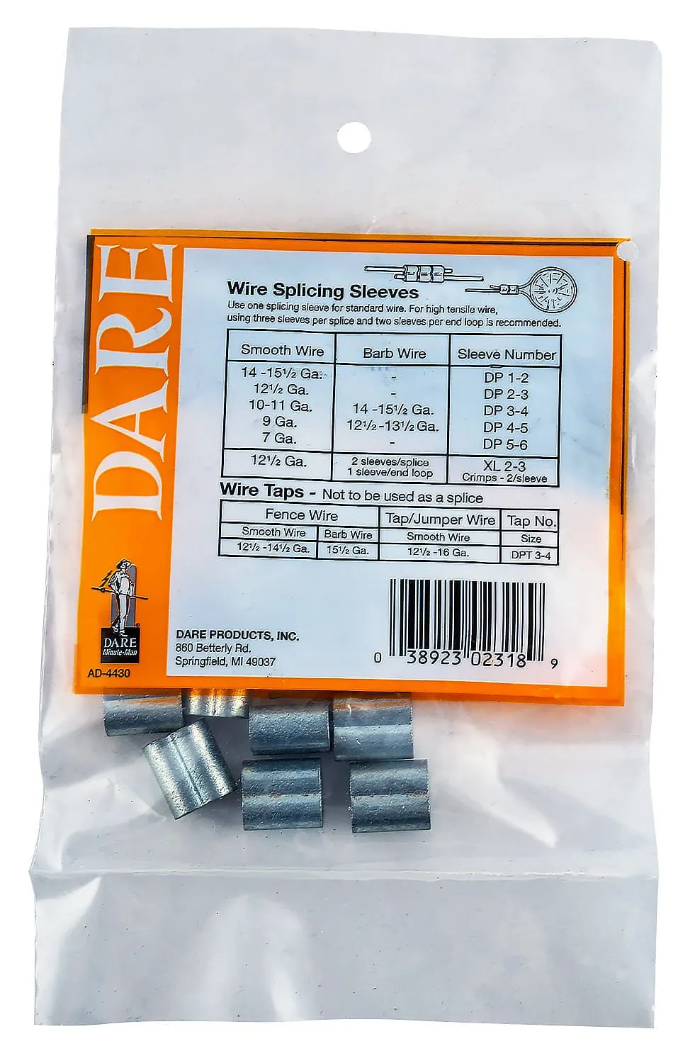 Dare Wire Splicing Sleeves Pack