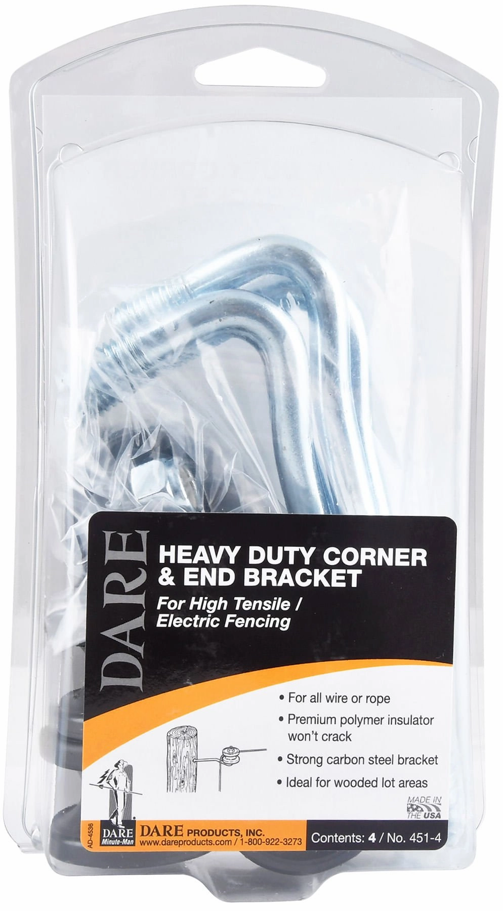 Dare Heavy-Duty Corner Post Brackets, 4 pk
