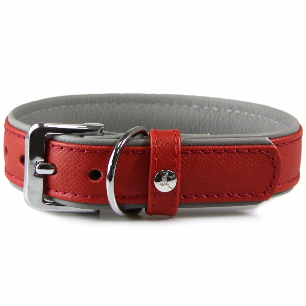 Das Lederband Firenze Leather Dog Collar (Carnelian/Stone) grain free dog food natural dog biscuits high protein dog food dog food pack dog meat sticks