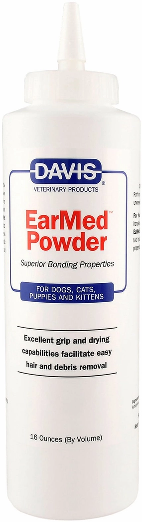 Davis EarMed Powder, 16 oz plush dog toys fluffy dog toy dog cuddle toy dog toy set stuffed toy for dogs