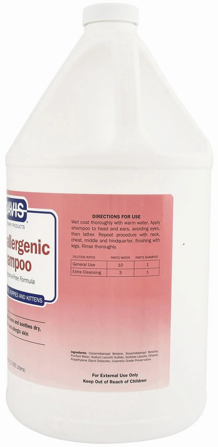 Davis Hypoallergenic Shampoo for Dogs and Cats