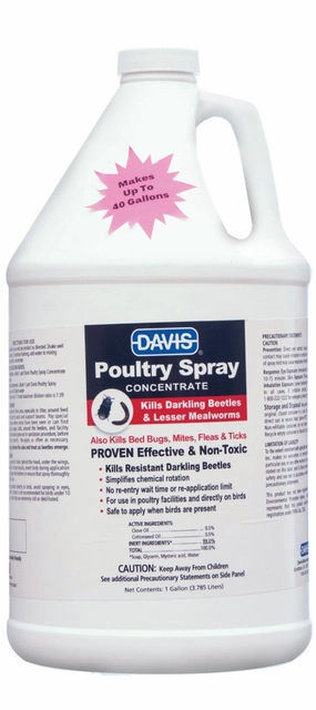 Davis Poultry Spray Concentrate, Gallon puppy accessories new puppy gear puppy bed puppy blanket puppy grooming kit