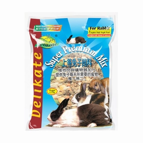 Delikate Premium Mix Rabbit 2.3kg (PD307) hamster food guinea pig food rabbit hay rodent treats mouse food