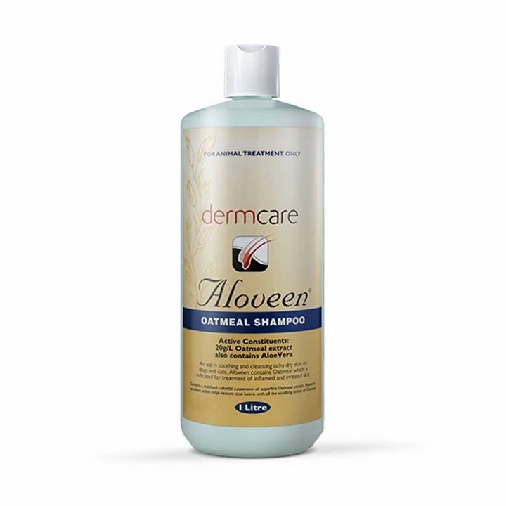 Dermcare Aloveen Oatmeal Shampoo 1L puppy starter kit puppy crate puppy collar puppy pee pad puppy food