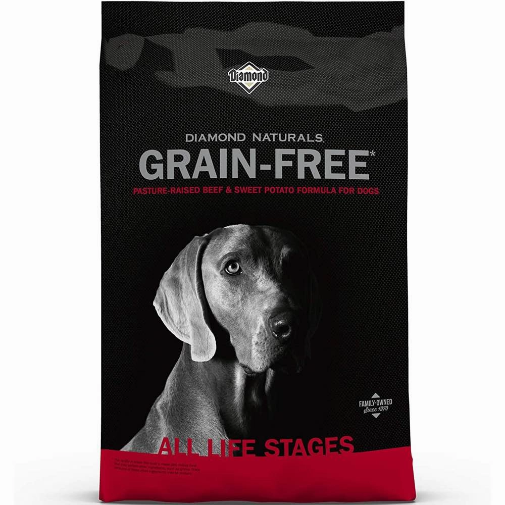 Diamond Naturals Beef & Sweet Potato Grain-Free Dry Dog Food freeze dried dog treats dog freeze snacks raw dog treat dehydrated dog food meat dog snack