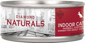 Diamond Naturals Indoor Hairball Control Adult Formula Canned Cat Food cat calming diffuser cat stress relief anxiety cat treats cat relaxing spray pet mood aid