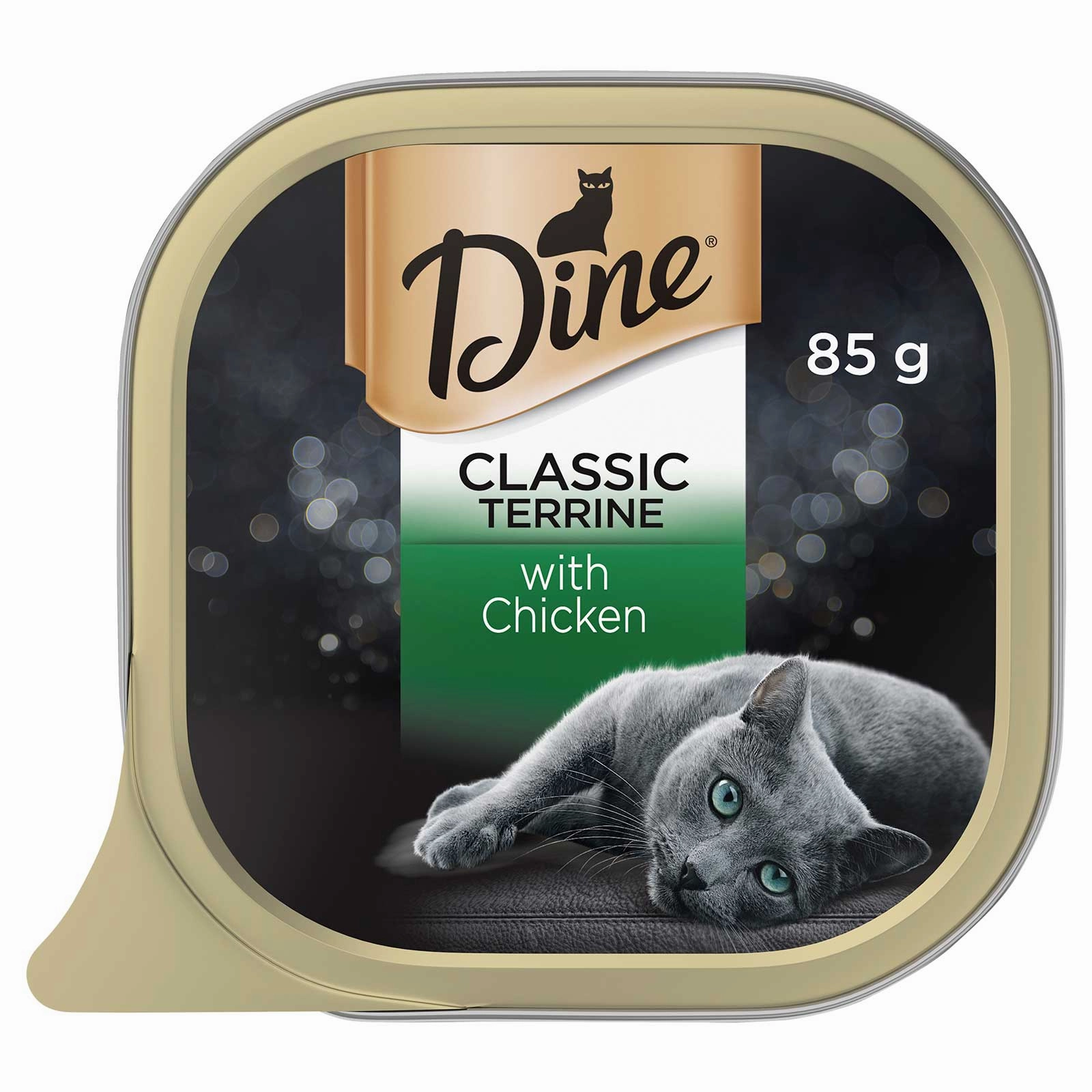 Dine Cat Food Tray Classic Terrine with Chicken