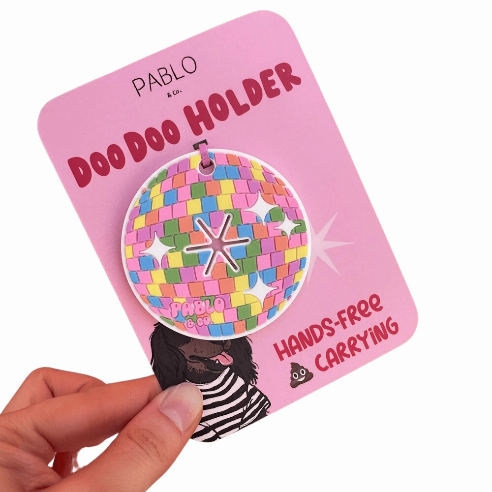 Disco Ball: Doo Doo Holder small animal food rabbit pellets hamster food guinea pig snacks small pet mix