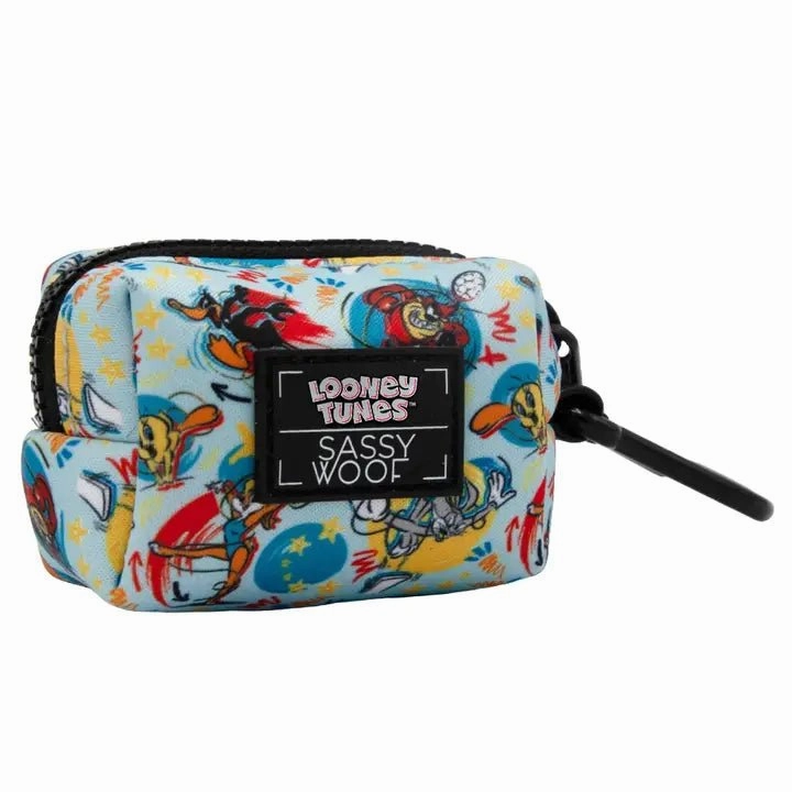 Dog Waste Bag Holder -Looney Tunes Blue