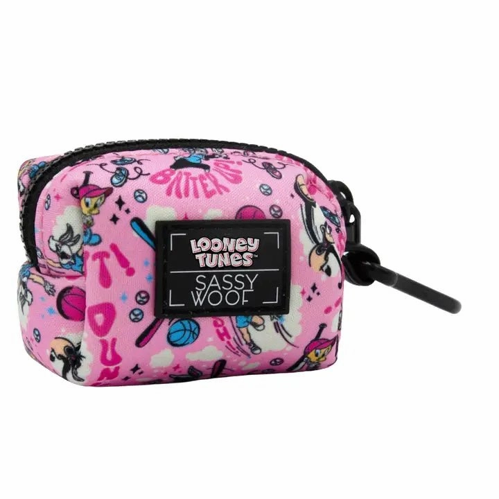 Dog Waste Bag Holder -Looney Tunes Pink