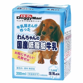 DoggyMan Japanese Low Fat Dog Milk 200ml dog supplies dog food toys accessories dog bed