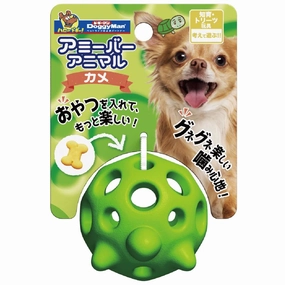DoggyMan Treat Dispenser Rubber Dog Toy (Turtle) cat dry food crunchy cat food fish formula dry cat food adult cat kibble kitten dry food