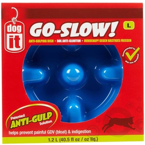 Dogit Go-Slow Anti-Gulp Dog Bowl XS dog harness dog training collar dog safety vest dog seatbelt dog ID tag