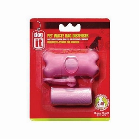 Dogit Pet Waste Bag Dispenser Pink 2 Rolls / 10 Bags dog training treats training clicker crate training set travel bowl portable water bottle
