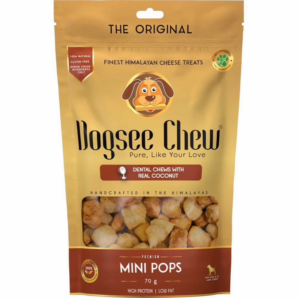 Dogsee Chew Mini Pops Himalayan Cheese Coconut Grain-Free Dog Treats 70g no pull dog harness nylon dog leash dog walking set dog vest harness pet lead