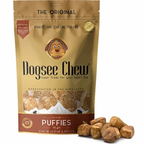 Dogsee Chew Puffies Himalayan Cheese Grain-Free Dog Treats 70g no pull dog harness nylon dog leash dog walking set dog vest harness pet lead