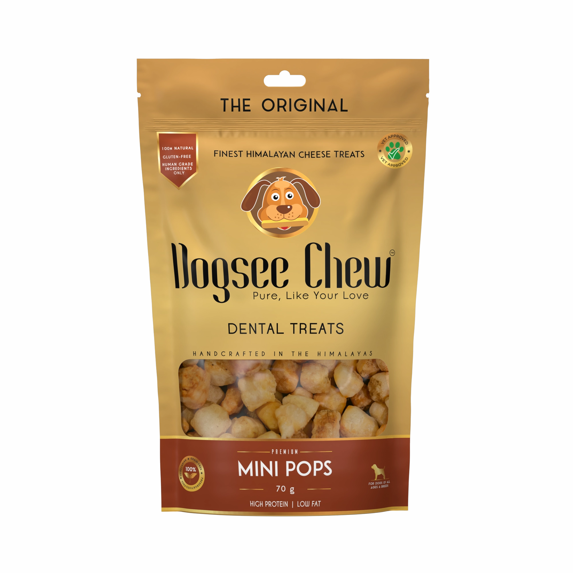 Dogsee Dog Chew Mini Pops Dental Treats 70g