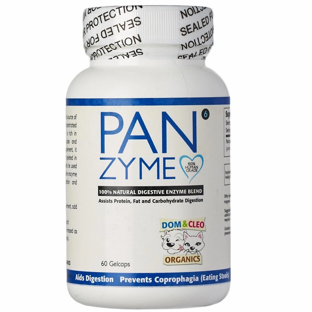 Dom & Cleo Panzyme Supplement 60 Cap sheep medicine goat wormer cattle supplement livestock vitamins farm animal health