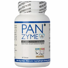 Dom & Cleo Panzyme Supplement 60 Cap sheep medicine goat wormer cattle supplement livestock vitamins farm animal health
