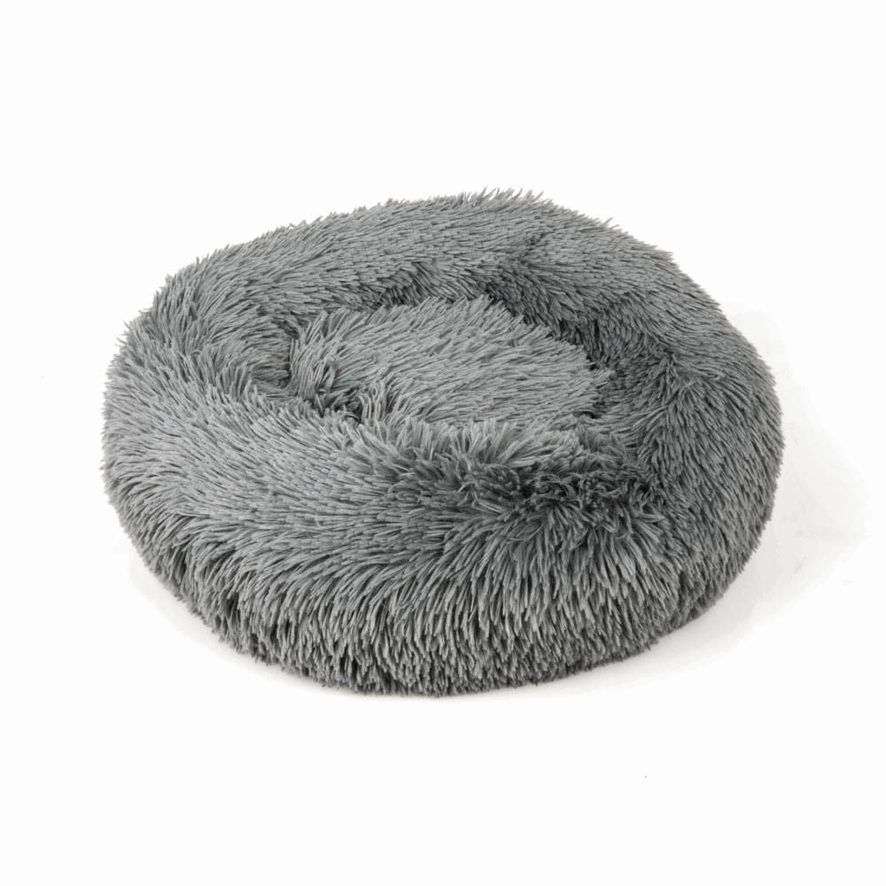 Donut Pet Bed, Gray cat grooming cat shampoo cat conditioner cat comb cat grooming glove