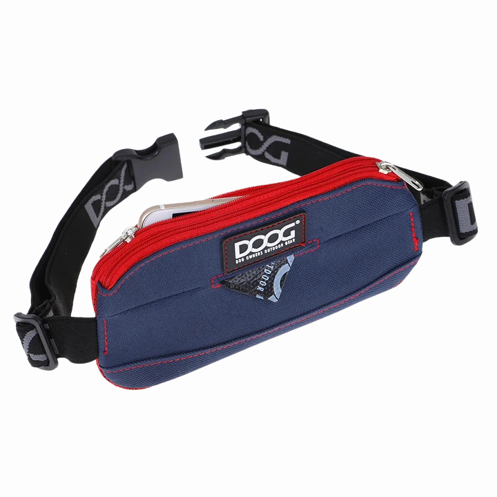 DOOG Mini Belt - Navy W/ Red dog pain relief hip joint supplement senior dog care pet arthritis aid dog skin supplement