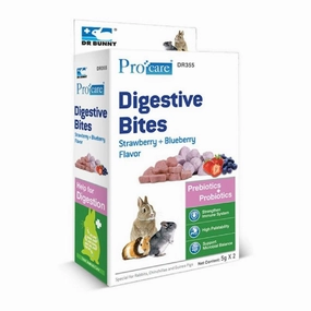 Dr Bunny Procare Digestive Bites Strawberry   Blueberry 10g puppy starter kit puppy crate puppy collar puppy pee pad puppy food
