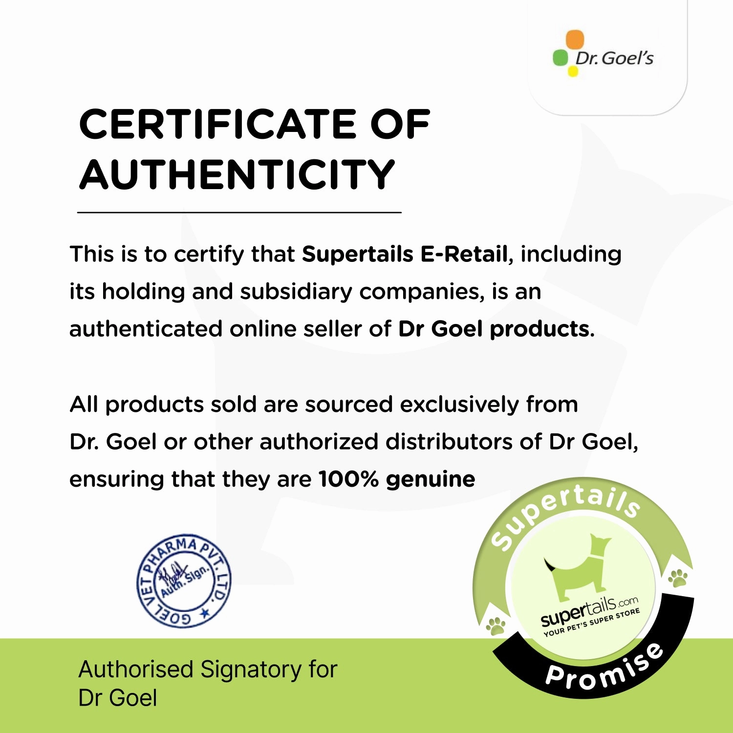 Dr Goel's Me & My Digestion Supplements for Dogs and Cats