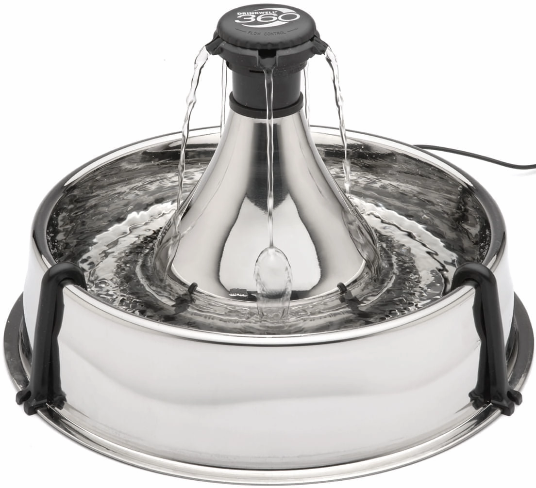 Drinkwell 360 Stainless Pet Fountain (& Replacement Filters) cat beds cat scratching post cat shampoo cat tunnel cat brush