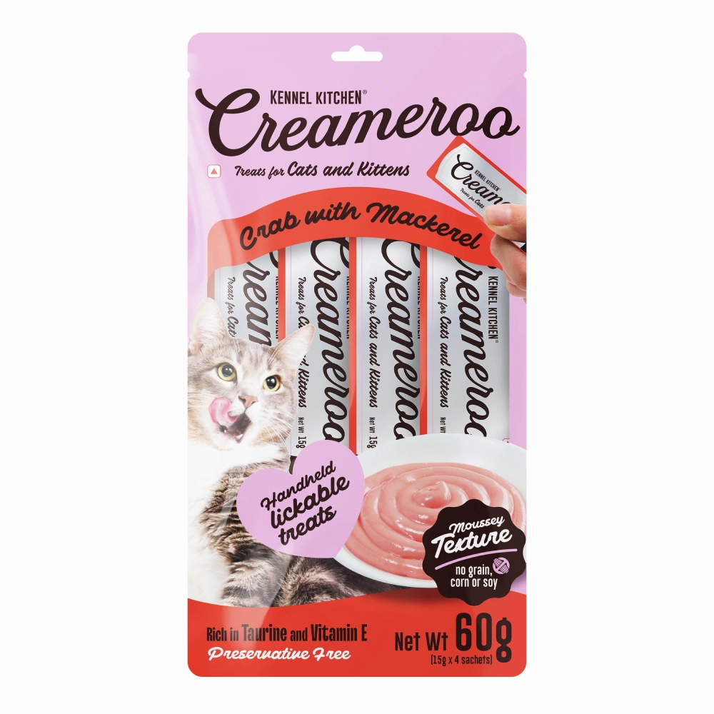 Drools Biscuit Treat, Kennel Kitchen Creameroo Crab Mackerel Treat, Me O Creamy Salmon Treats Cats Combo