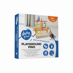 Duvo Laroy Bird Playground Pino 22.5cm x 22.5cm x 20cm bird cage parrot food bird toys bird perch bird treats