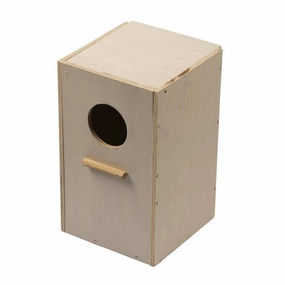 Duvo Nest Box Lovebird Vertical 15cm x 15cm x 25cm bird cage parrot food bird toys bird perch bird treats