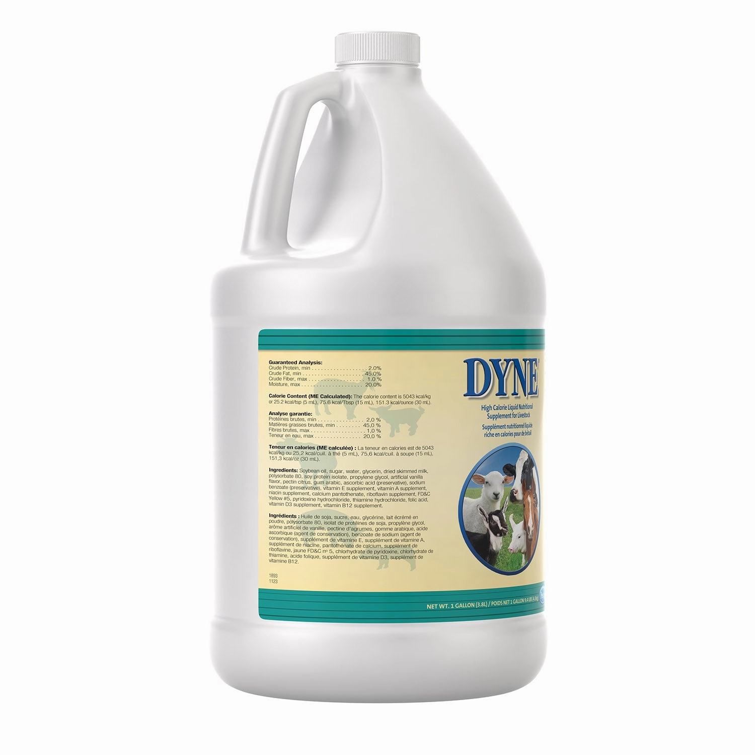 Dyne High Calorie Liquid Nutritional Supplement for Livestock