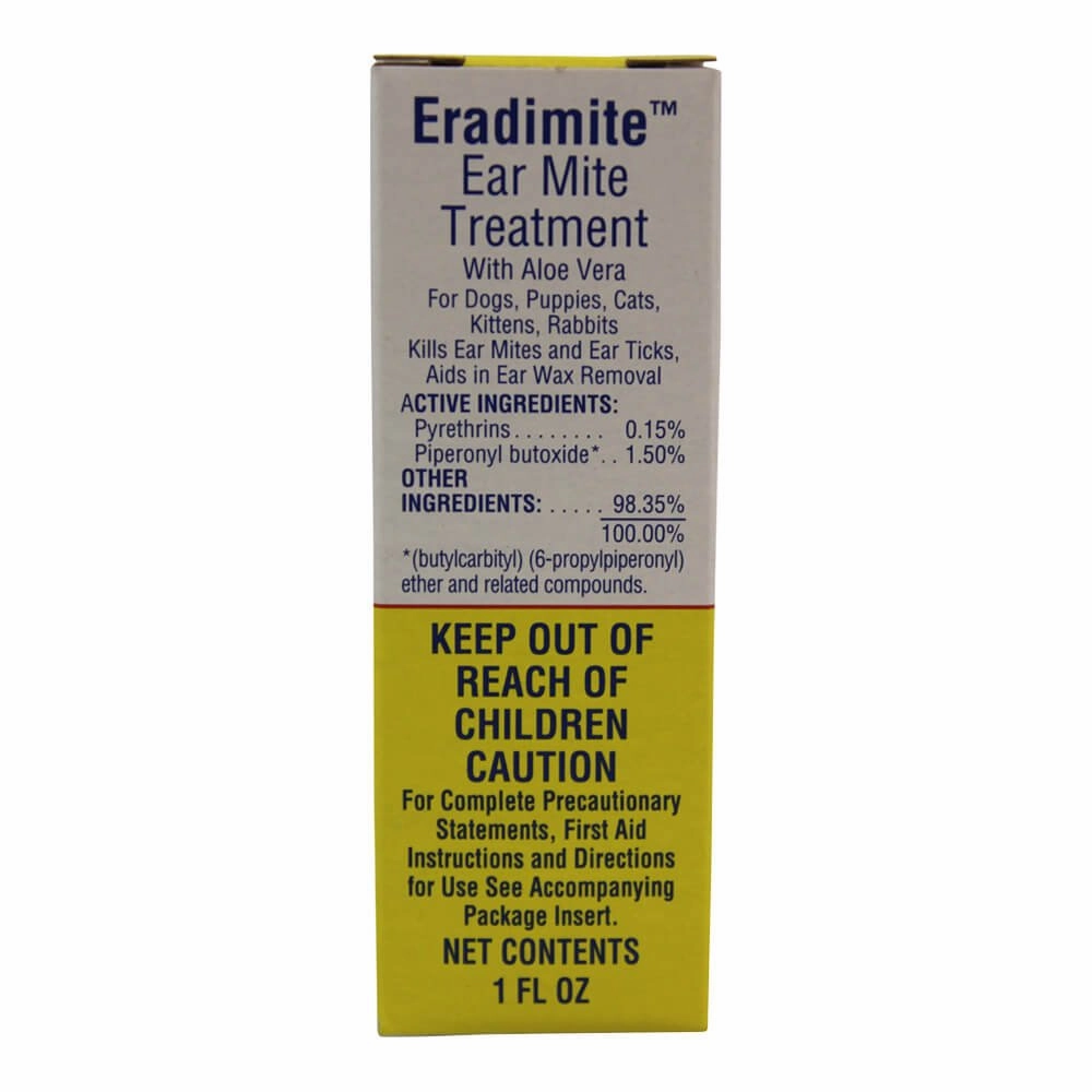 Ear Mite Treatment for Dogs, Puppies, Cats, Kittens and Rabbits, 1 fl oz cat beds cat scratching post cat shampoo cat tunnel cat brush