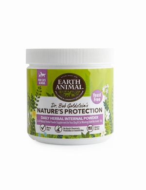 Earth Animal Flea & Tick Internal Powder - Yeast Free - 8oz Jar pig feed piglet nutrition pig food pellets pig vitamins pig treats