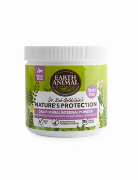 Earth Animal Flea & Tick Internal Powder - Yeast Free - 8oz Jar pig feed piglet nutrition pig food pellets pig vitamins pig treats