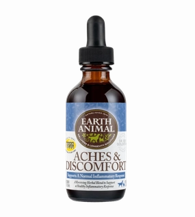 Earth Animal Organic Herbal Remedy - Aches & Discomfort 2 fl oz pig feed piglet nutrition pig food pellets pig vitamins pig treats