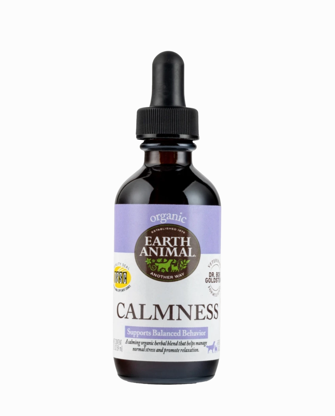 Earth Animal Organic Herbal Remedy - Calmness 2 fl oz pig feed piglet nutrition pig food pellets pig vitamins pig treats