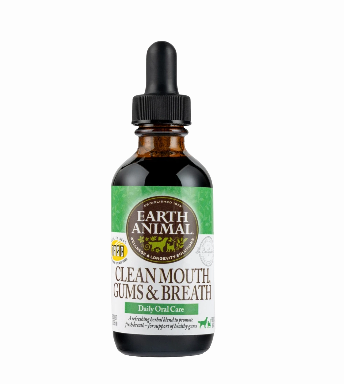 Earth Animal Organic Herbal Remedy - Clean Mouth, Gums & Breath 2 fl oz pig feed piglet nutrition pig food pellets pig vitamins pig treats