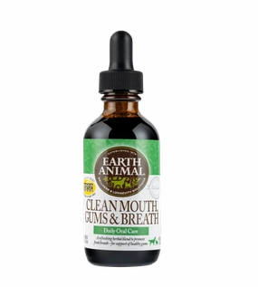 Earth Animal Organic Herbal Remedy - Clean Mouth, Gums & Breath 2 fl oz pig feed piglet nutrition pig food pellets pig vitamins pig treats