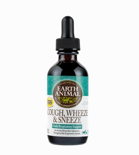 Earth Animal Organic Herbal Remedy - Cough, Wheeze & Sneeze 2 fl oz pig feed piglet nutrition pig food pellets pig vitamins pig treats