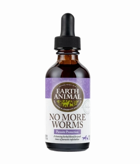 Earth Animal Organic Herbal Remedy - No More Worms 2 fl oz pig feed piglet nutrition pig food pellets pig vitamins pig treats