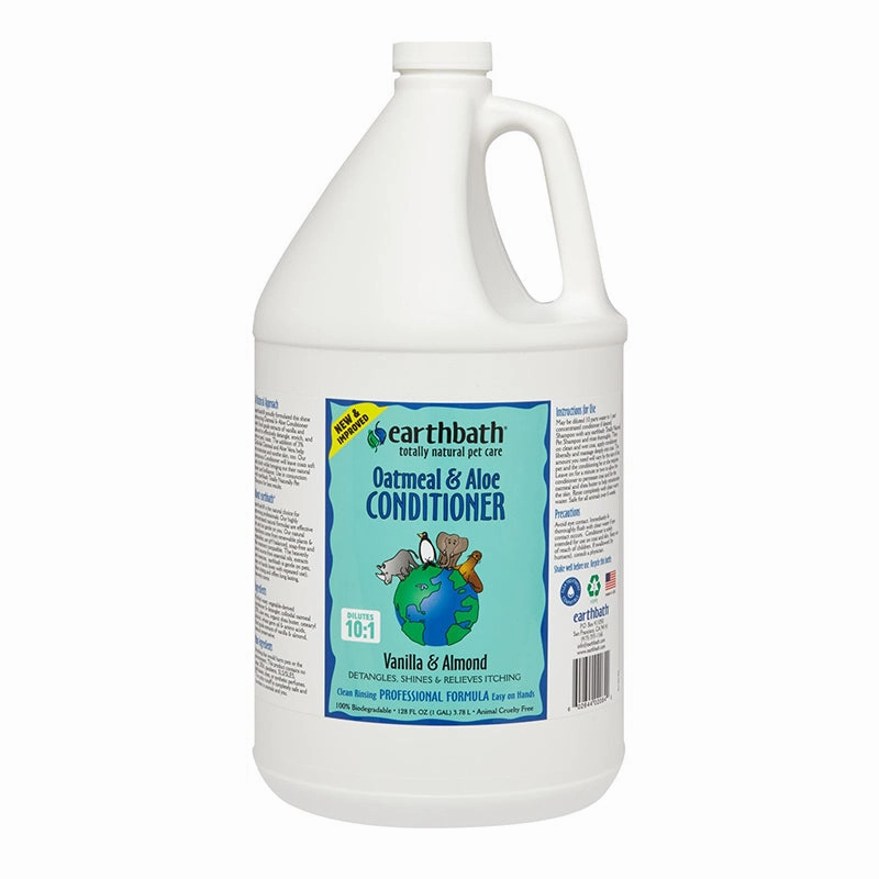 Earthbath Oatmeal & Aloe Conditioner - Vanilla & Almond 1G puppy starter kit puppy crate puppy collar puppy pee pad puppy food